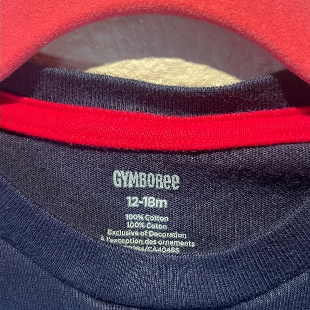 Gymboree Boy’s Girl’s Apple Truck Layered T Shirt Size 12-18 Months